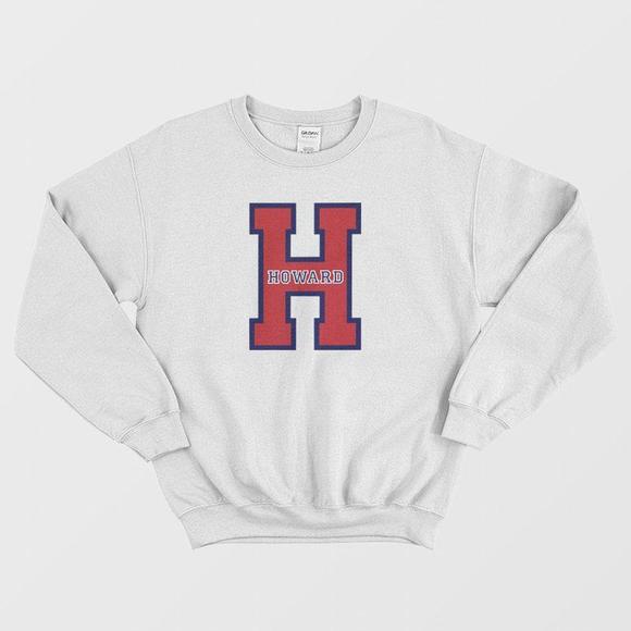 Tops - Howard University H Letter Sweatshirt